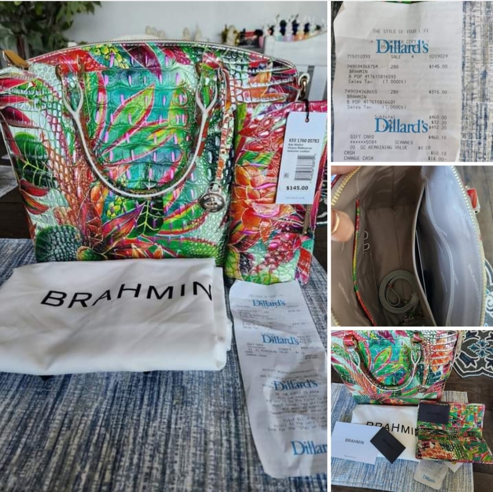 Brahmin purse and wallet